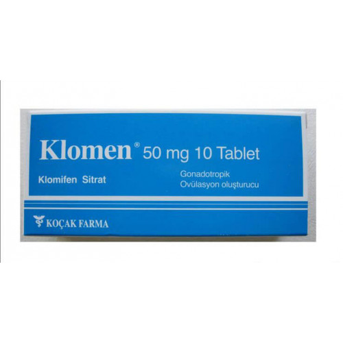 Klomen 50 Mg 10 Tablets Kocak Farma Klomen 50 Mg 10 Tablets Kocak Farma